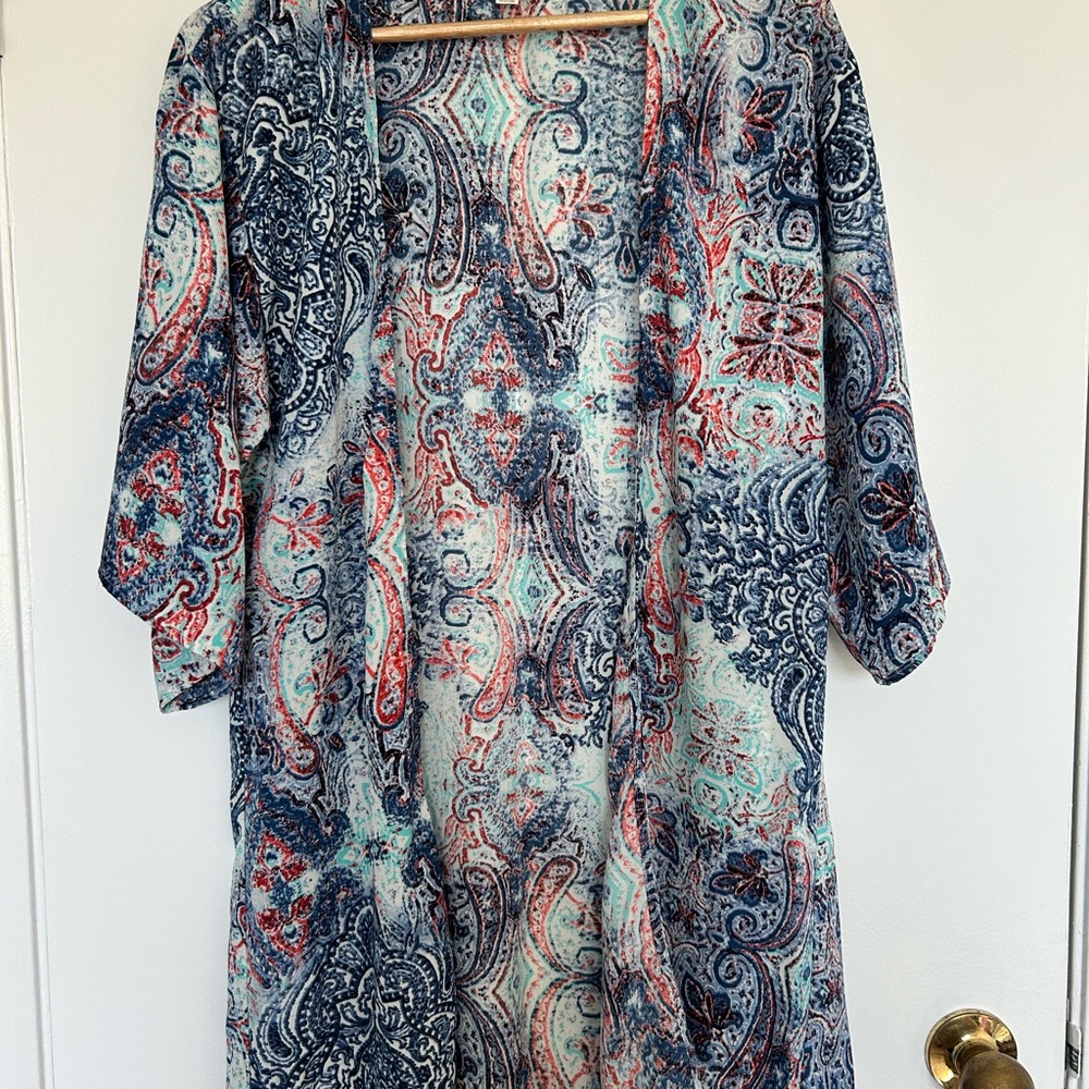 Garage Multicolor Paisley Kimono